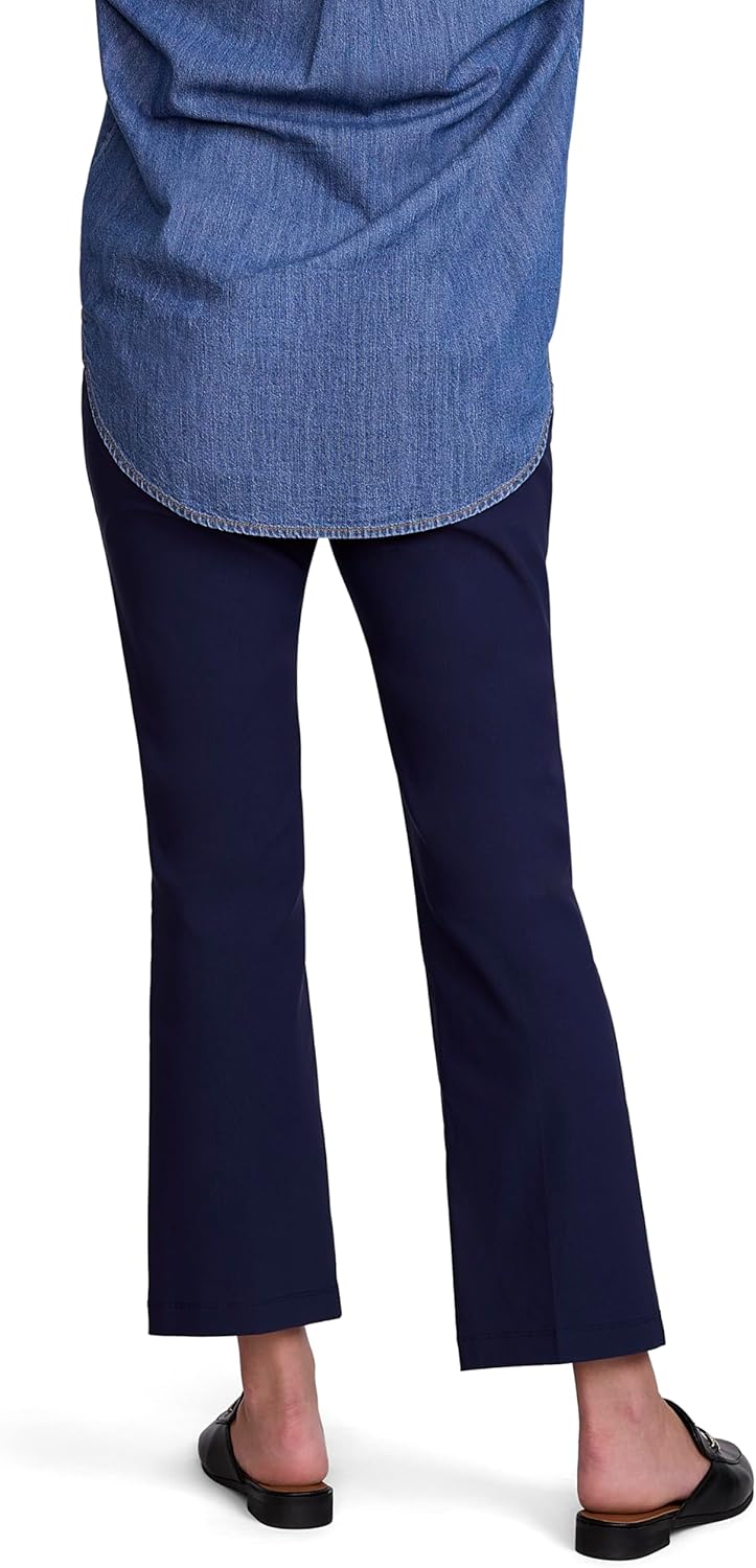 Motherhood Maternity womens Super Stretch Secret Fit Over the Belly Ankle Straight Leg Pregnancy Dress Pants for Work - Image 5