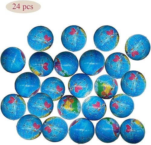 Miniatura 7 de Sohapy Mini bolas de estrés de globo exprimibles de 2.48 pulgadas, bolas aliviadoras de tensión, recuerdo de fiesta, bola de globo de poliuretano