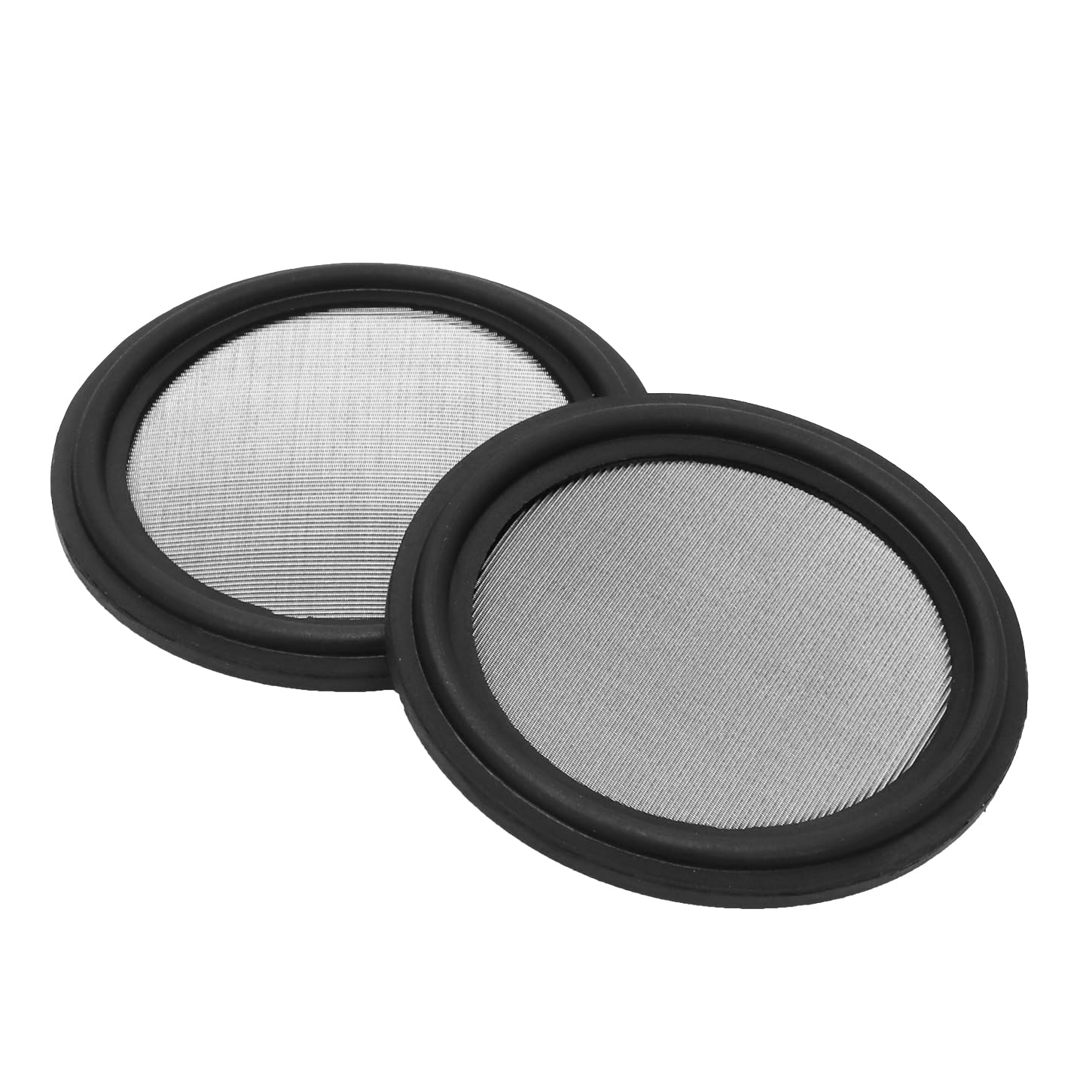 DERNORD 2 Pack 1.5" Sanitary Tri-Clamp Gasket Buna-N (NBR) w/Stainless Bonded Type Screen 325 Mesh
