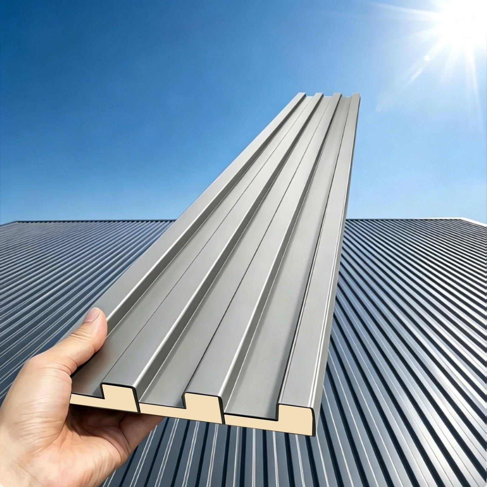 Panneaux de toiture imperméables contre la chaleur et le vent pour abri de terrasse