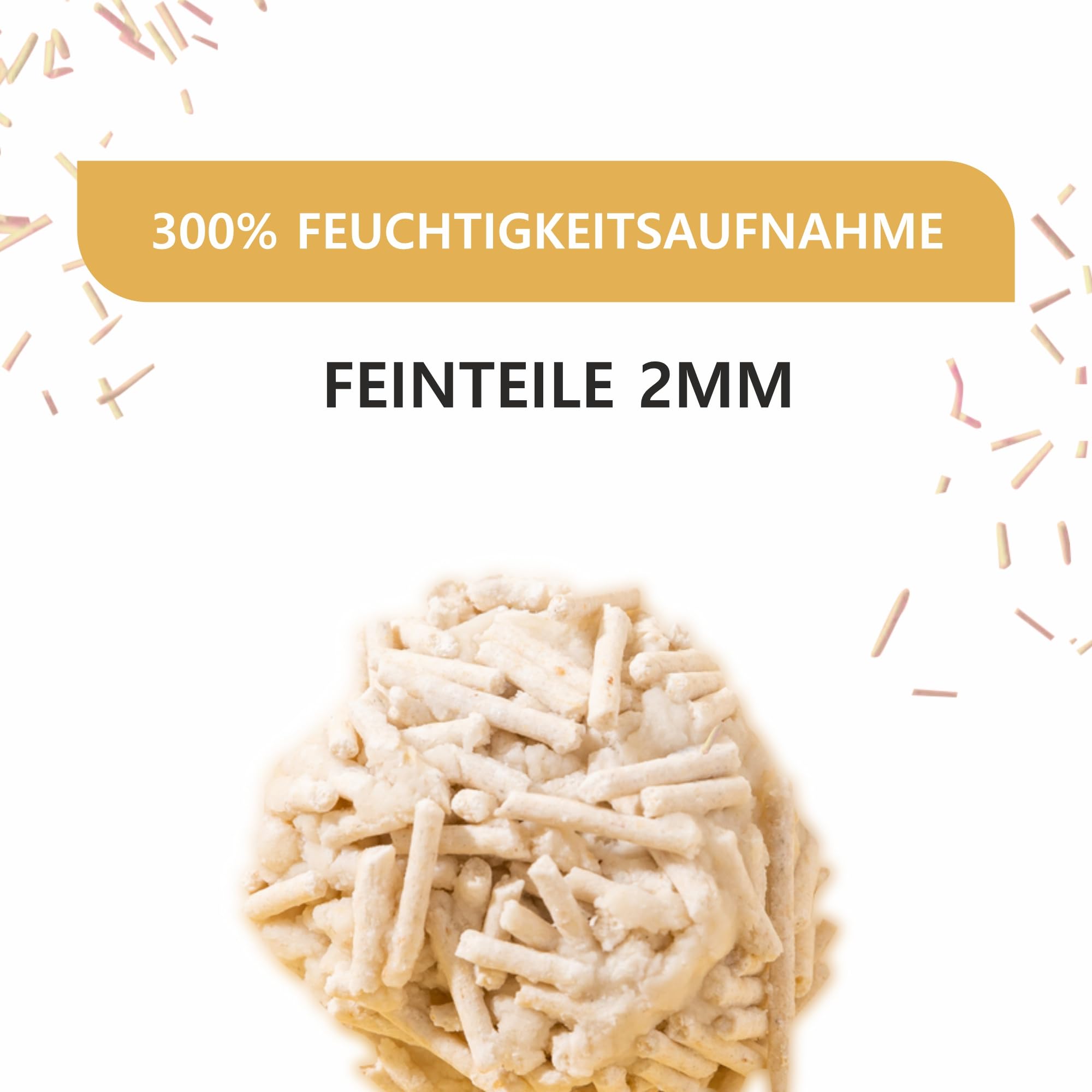 Tofu-Katzenstreu für Katzen (18L/7,5Kg) - Natürlich und biologisch abbaubar - Sofort klumpend, staubarm, langanhaltende Geruchskontrolle, ultra absorbierend, im Klo entklärbar (Vanille)