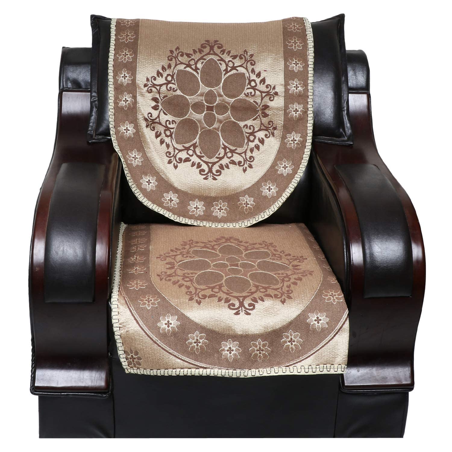 A.P HANDLOOM 12 Pc Cotton Ambi Printed Sofa Cover Set of 5 Seater (3+1+1) with 6 Arm� Brown, Coffee, Dark Brown (B082LPTLPX) Amazon Price History, Amazon Price Tracker