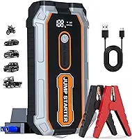 Carregador de Bateria de Carro Portátil,12V 1200A Ideal para Carros, Motos 