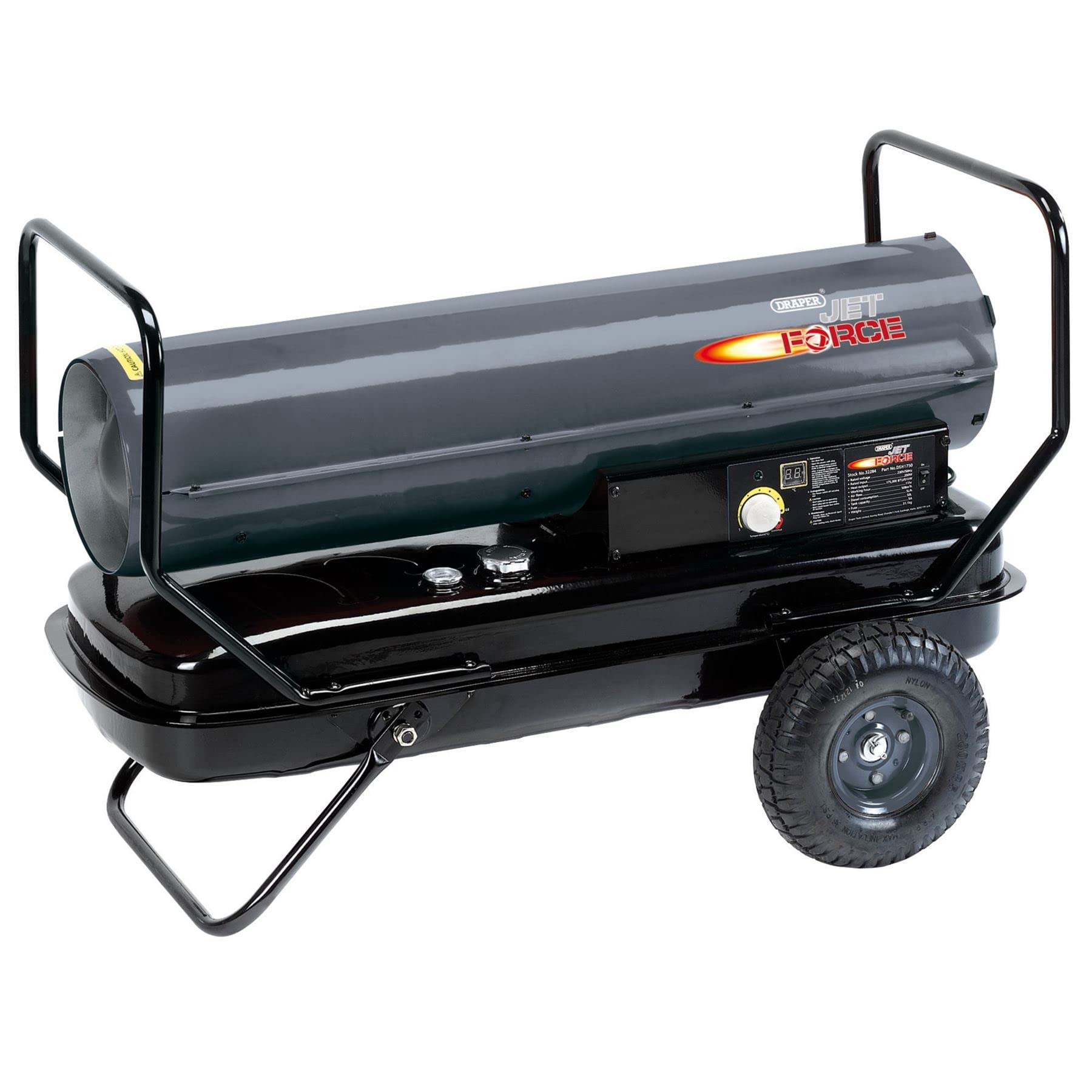 Draper Blue 32284 Jet Force Diesel And Kerosene Space Heater, 51Kw