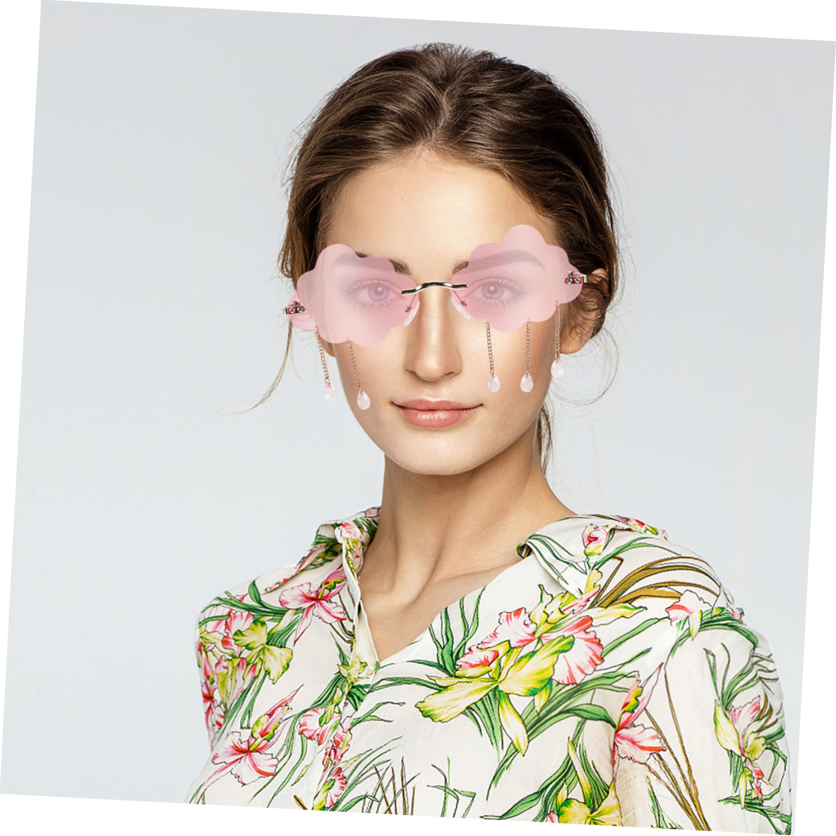 jojofuny 4 Pezzi Trendy Sunes Uomo E Donna Occhiali Da Sole Divertenti Occhiali Da Sole Con Nappe Per Feste