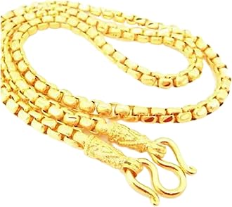 Chain 22k 23k 24k Thai Baht Gold Gp Necklace 24" 50 Grams Jewelry