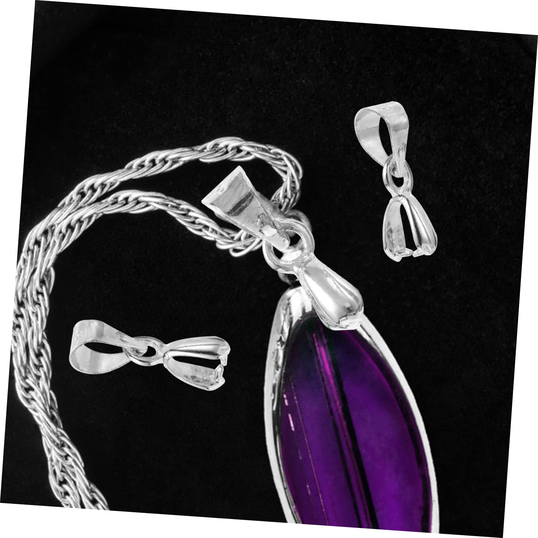 Operitacx 400piezas Conectores De Colgante Para Joyería Broches De Pinch Clip Para Collar y Pulsera Accesorios Diy De Joyería Ligero y Duradero Para Crear Joyas Personalizadas