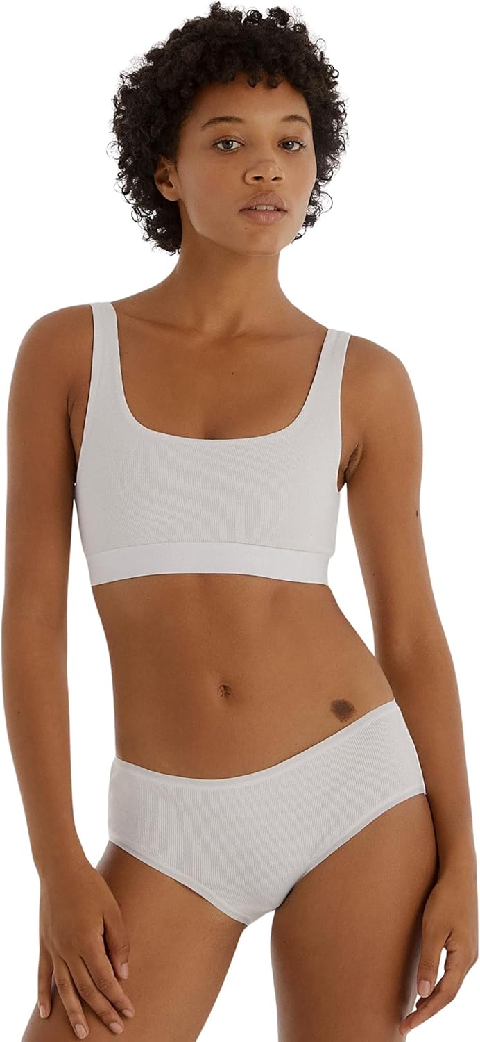 Organic Basics womens Core Rib Cotton Brief Underwear