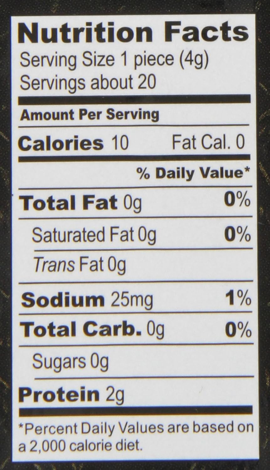 Roland Foods Sesame Sushi Wrap, Sourced in the USA, 20-Count Package