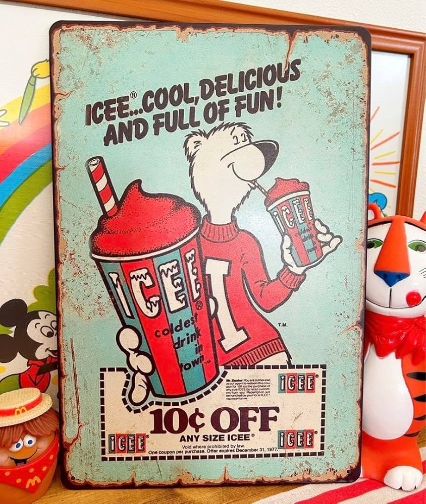 レア アメリカンドラマーベアの看板