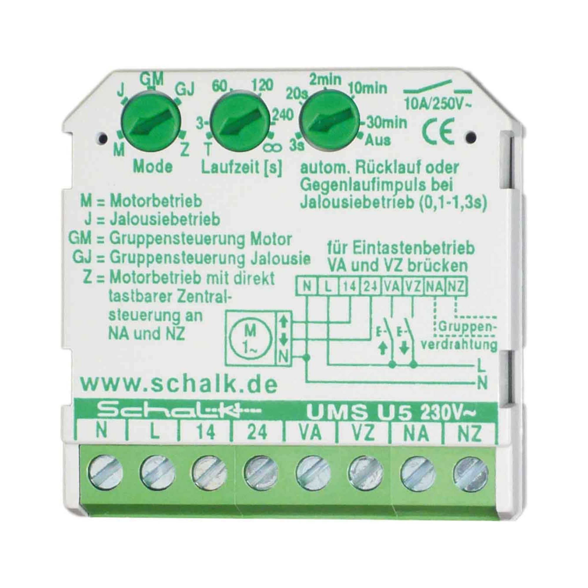 schalk AUF/ZU-Steuerung 230VAC,2S,10A UMS U5 (230V AC)