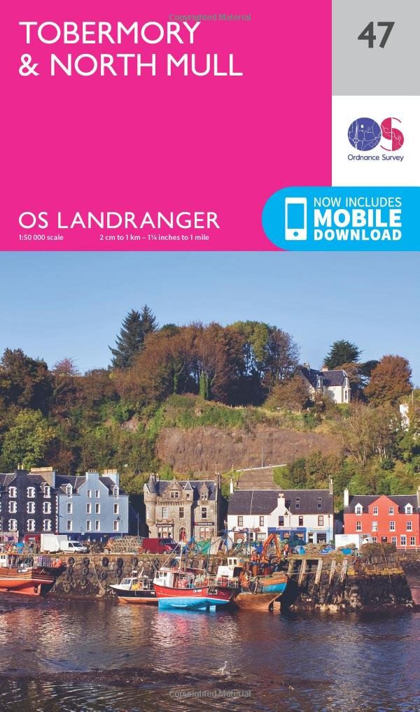 Tobermory & North Mull Map | Ulva & Coll | Ordnance Survey | OS Landranger Map 48 | Scotland | Walks | Cycling | Days Out | Maps | Adventure: 47
