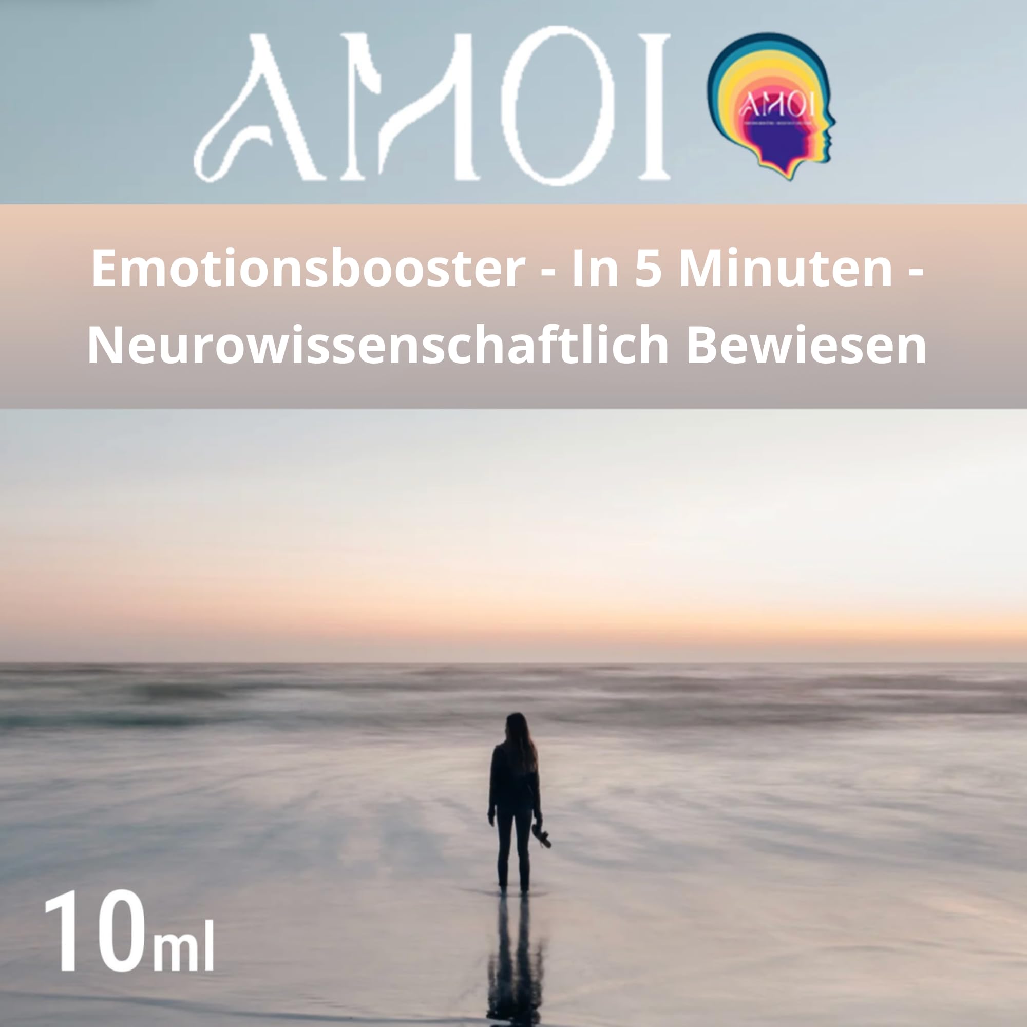 AMOI – Entdecker‑Set: 4 x Eau de Parfum 10 ml – Relax, Focus, Énergie, Joie – Unisex – über 85% natürliche Inhaltsstoffe – Frankreich