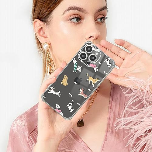 Vista 266 de Roemary Funda púrpura para iPhone 14 Pro Max con diseño de caballo azul, patrón de acuarela con protector de pantalla