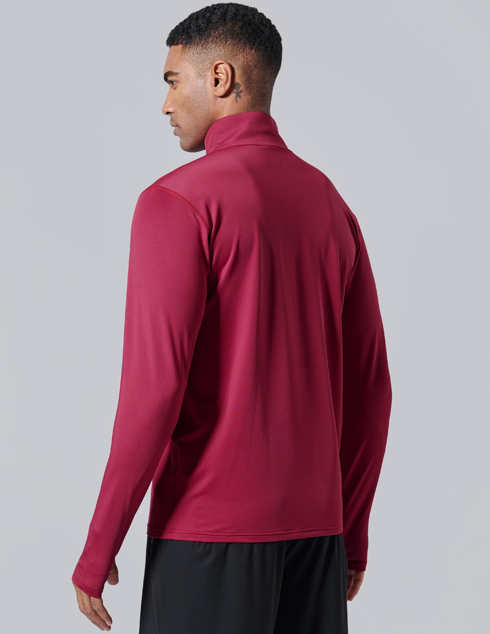Liberty Imports Athletic Quarter Zip Pullover Long Sleeve Shirts Jersey de Alto Rendimiento Hombre (Pack de 3)