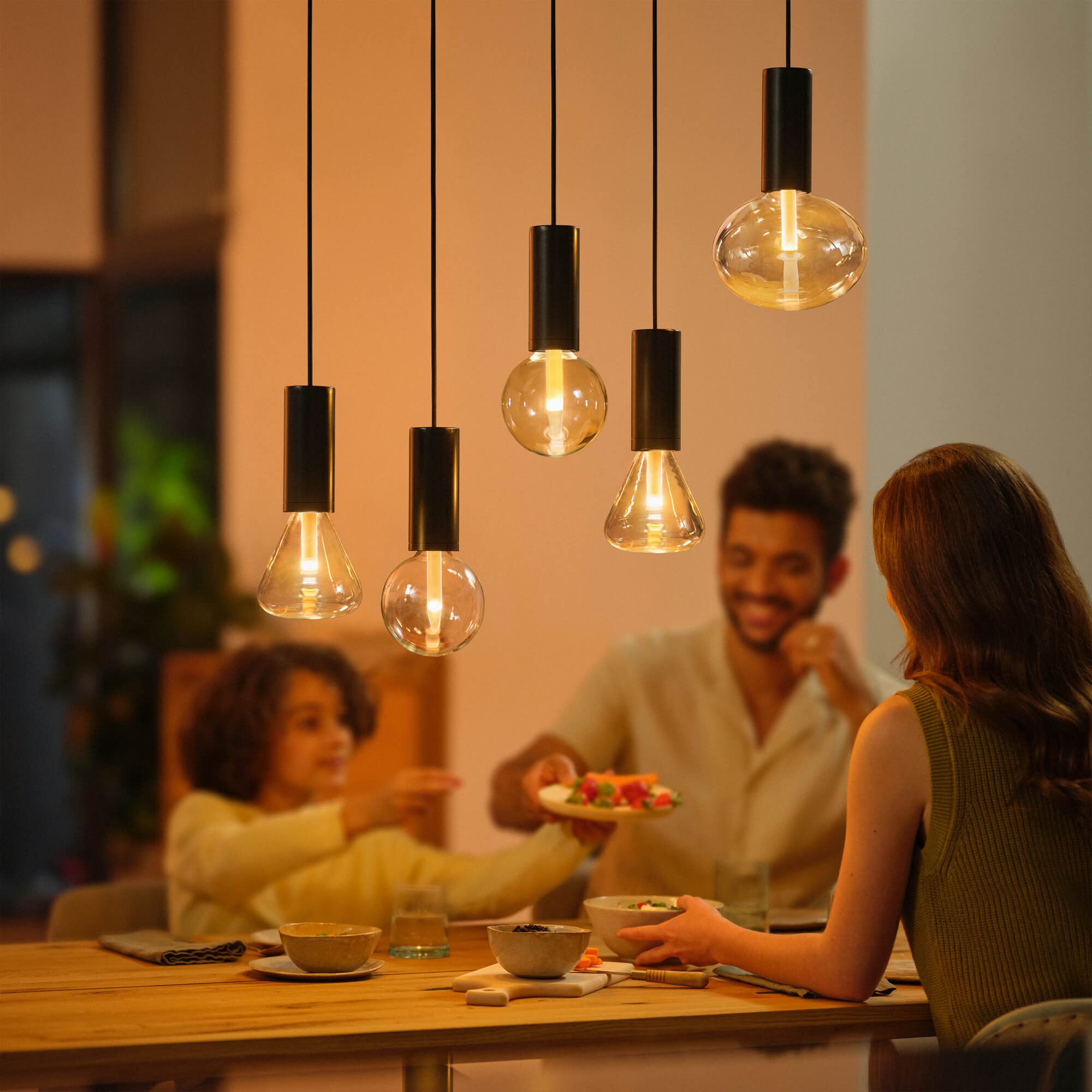 Philips Hue White & Color Ambiance Lightguide Ellipse 500lm, dimmbare LED Lampen für das Hue Lichtsystem mit 16 Mio. Farben, smarte Lichtsteuerung über Sprache und App