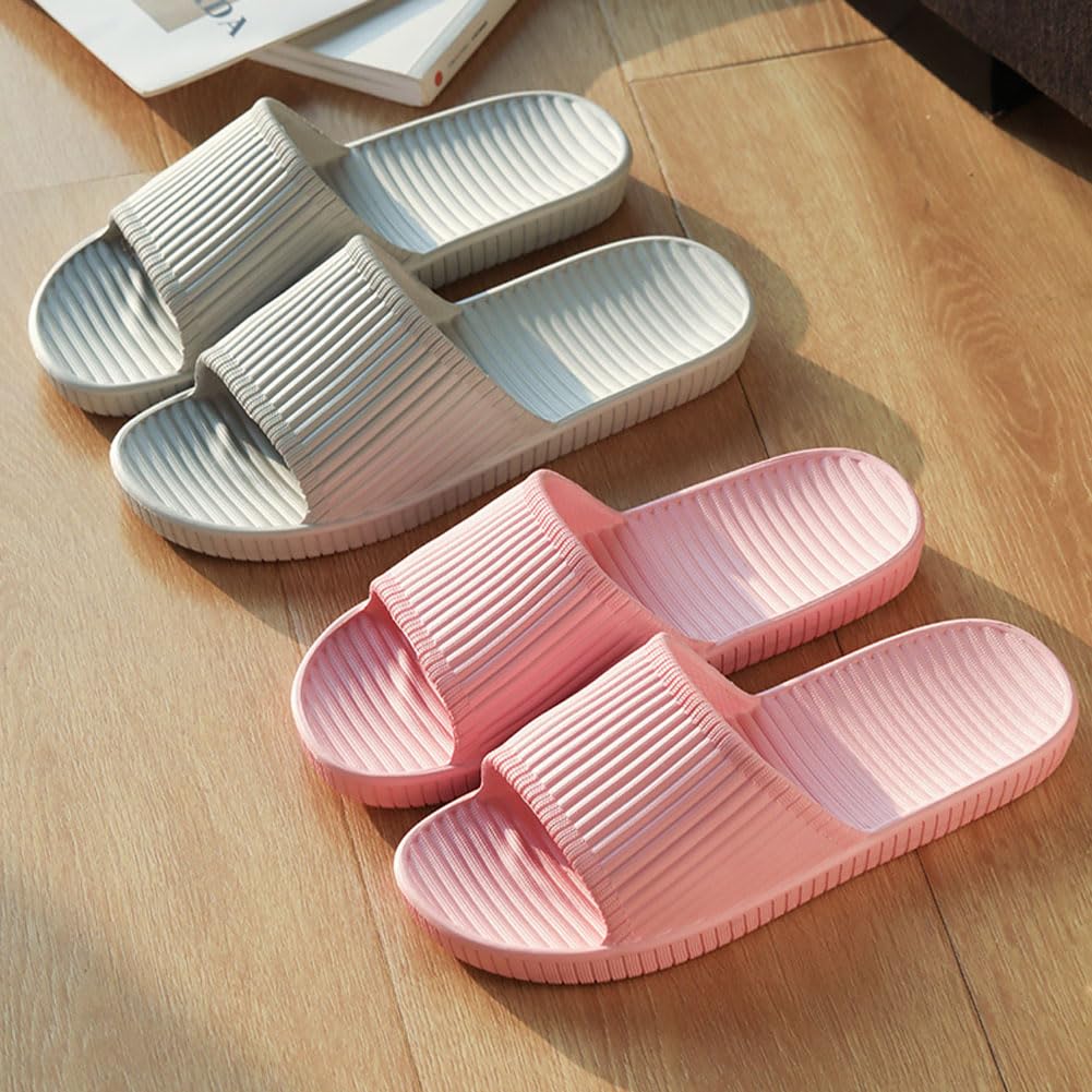 Sandales de Douche, Pantoufles de Douche Antidérapantes, Sandales de sol Intérieures et Extérieures, Chaussures de Bain en Mousse Souple, Unisexe