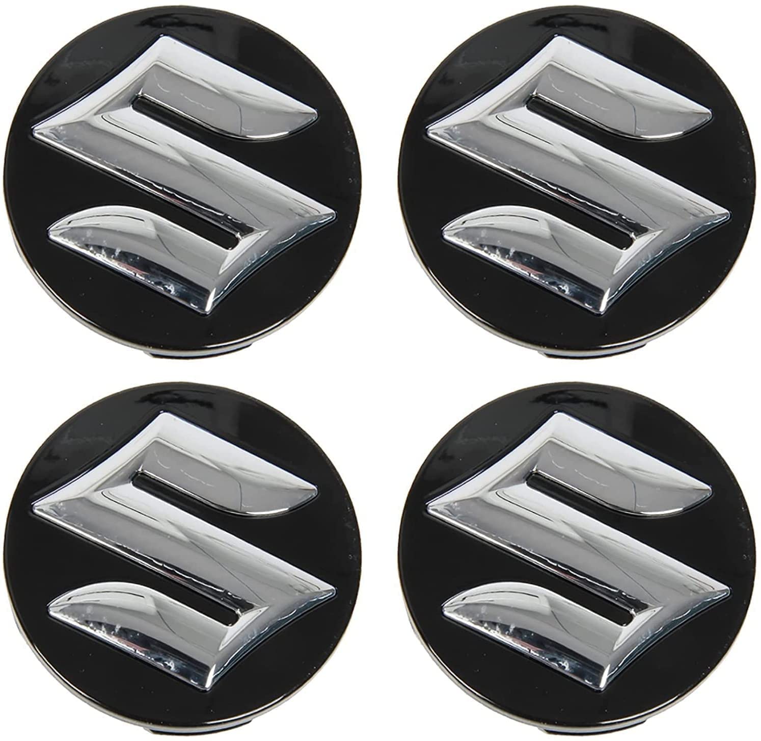 Tapacubos Para Suzuki Swift, SX4, Vitara - 4 Unidades De 54mm, Con Logo, Protección Contra Polvo Y Arañazos