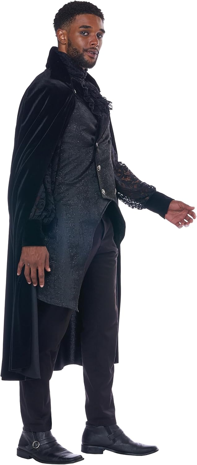 Men's Deluxe Dashing Count Dracula 3 Piece Costume | Vampire Costumes