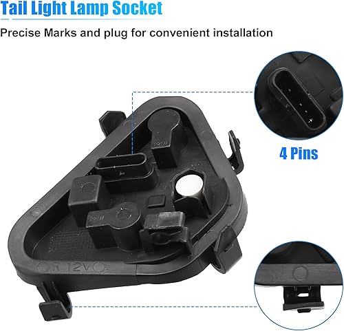 Miniatura 5 de X AUTOHAUX 1 Unidades Trasera Derecha Luz Trasera Lámpara Panel Trasero Bombilla Enchufe WEnchufe Para BMW 320i 328d 328i 335i 328d xDrive Sedan