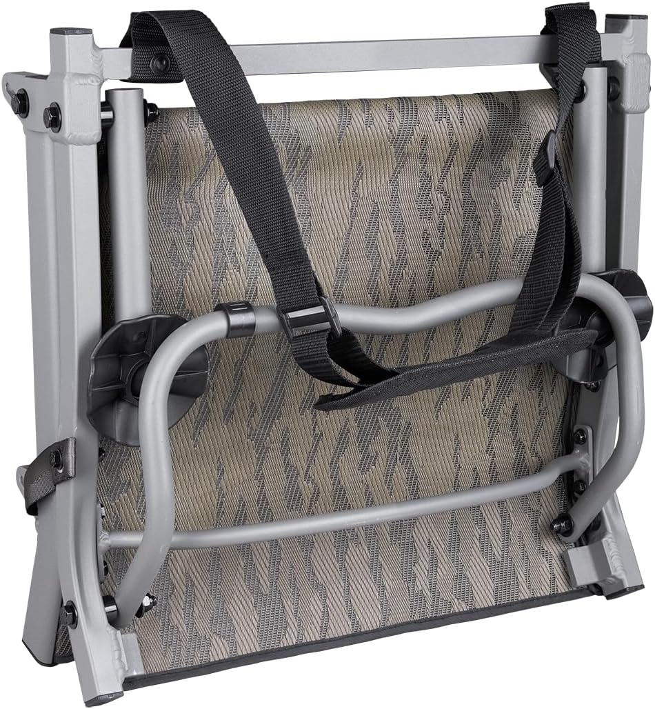 Run N’ Gun Ground Lounge Portable Hunting Chair, Ultra-Light 7.75 lb Hunting Chair, Adjustable Contoured Mesh Backrest, Low-Profile Legs & Wide Pivoting Feet for Stable, Comfortable Hunts