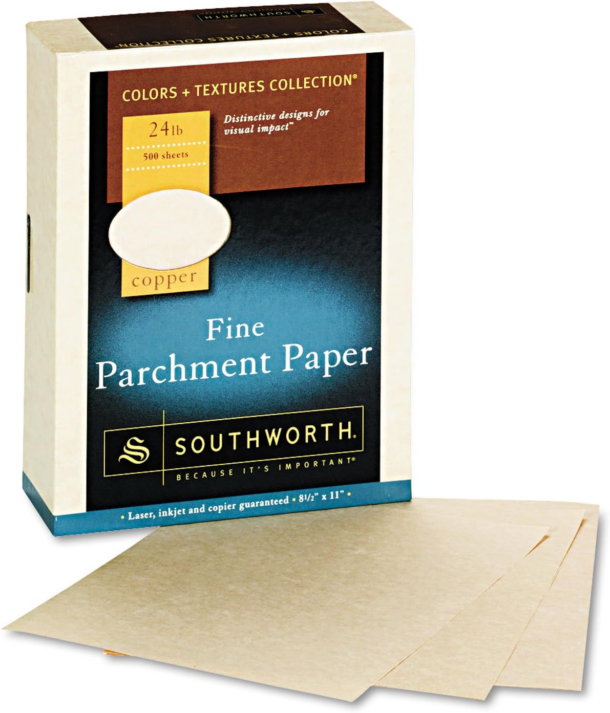 Southworth 894C Parchment Specialty Paper Copper 24 lb. 8 1/2 x 11 500/Box