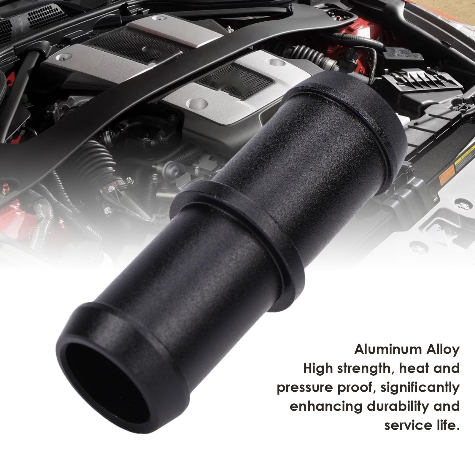 aqxreight Złącze Węża Nagrzewnicy, Adapter ze Stopu Aluminium 92417 JK20A z Rozmiarem Interfejsu 3 4 Cale, dla M37 Q60 QX50 370Z EX35 G35 G37 M35 FX35