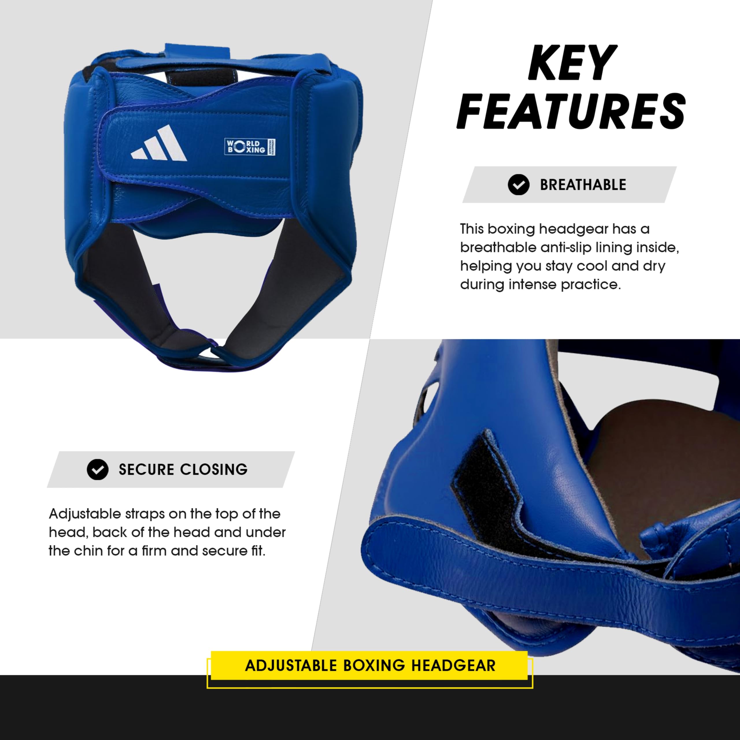 adidas aiba- Boxing Heard Guards Tête Protège
