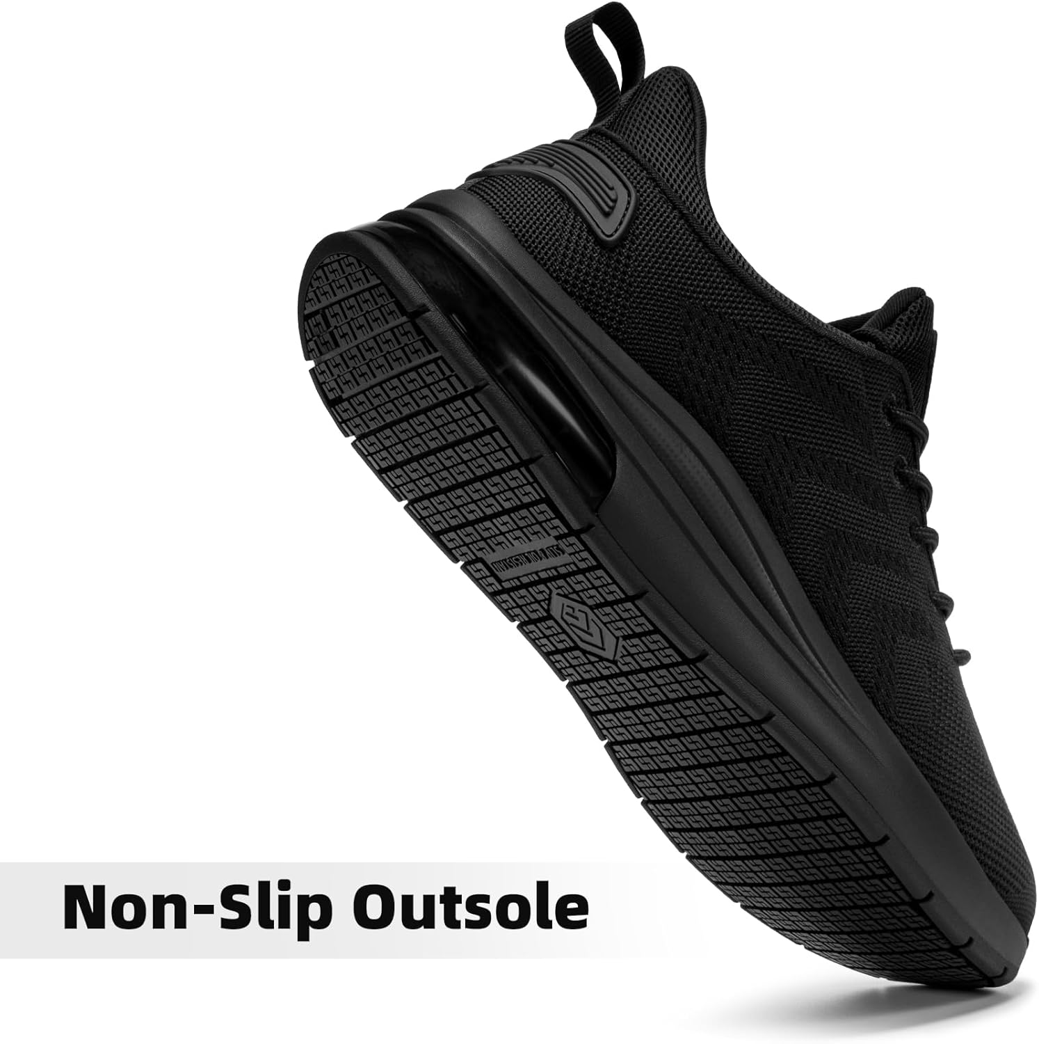 LARNMERN Men's Non Slip Work Shoes Waterproof Casual Walking Chef Kitchen Working Footwear Lightweight Breathable Snakers - Image 4