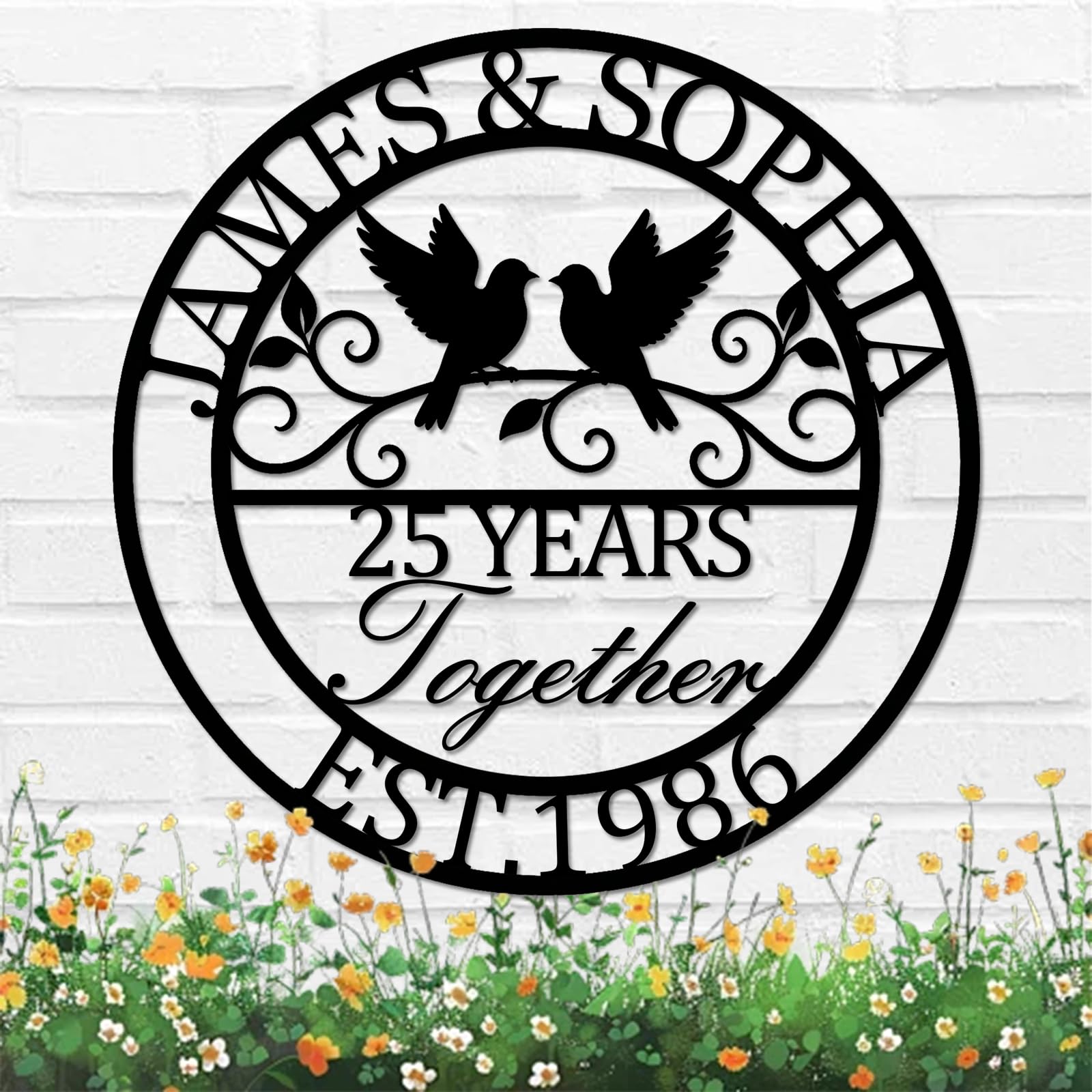 Custom Metal Sign Personalized Metal Sign Family Name Sign Last Name Sign