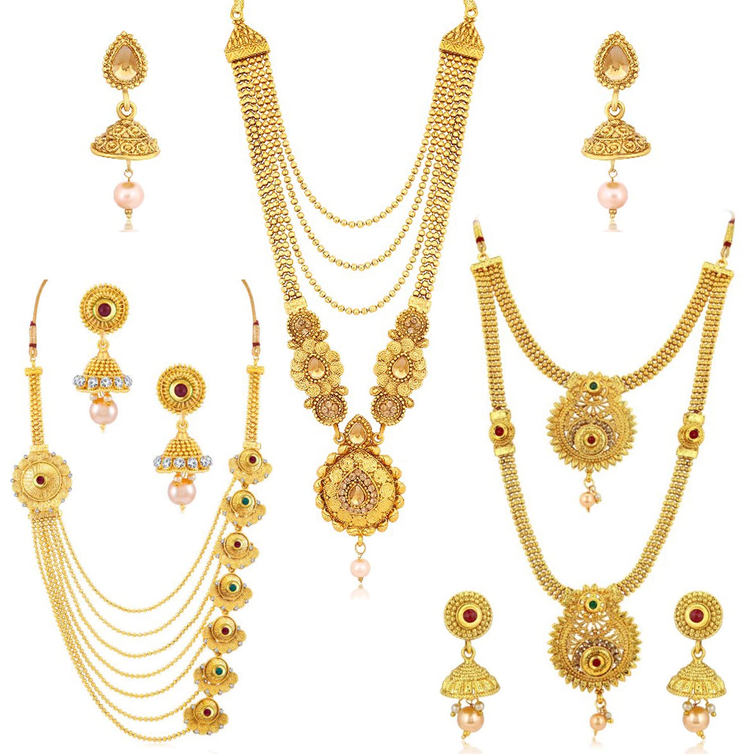 See full amazon price history chart for Sukkhi Exclusive Gold Plated Combo Necklace Set for Women (CBNS104243) Sukkhi Exclusive Gold Plated Combo Necklace Set for Women (CBNS104243) (B09Y3FG732) Amazon Price History, Amazon Price Tracker