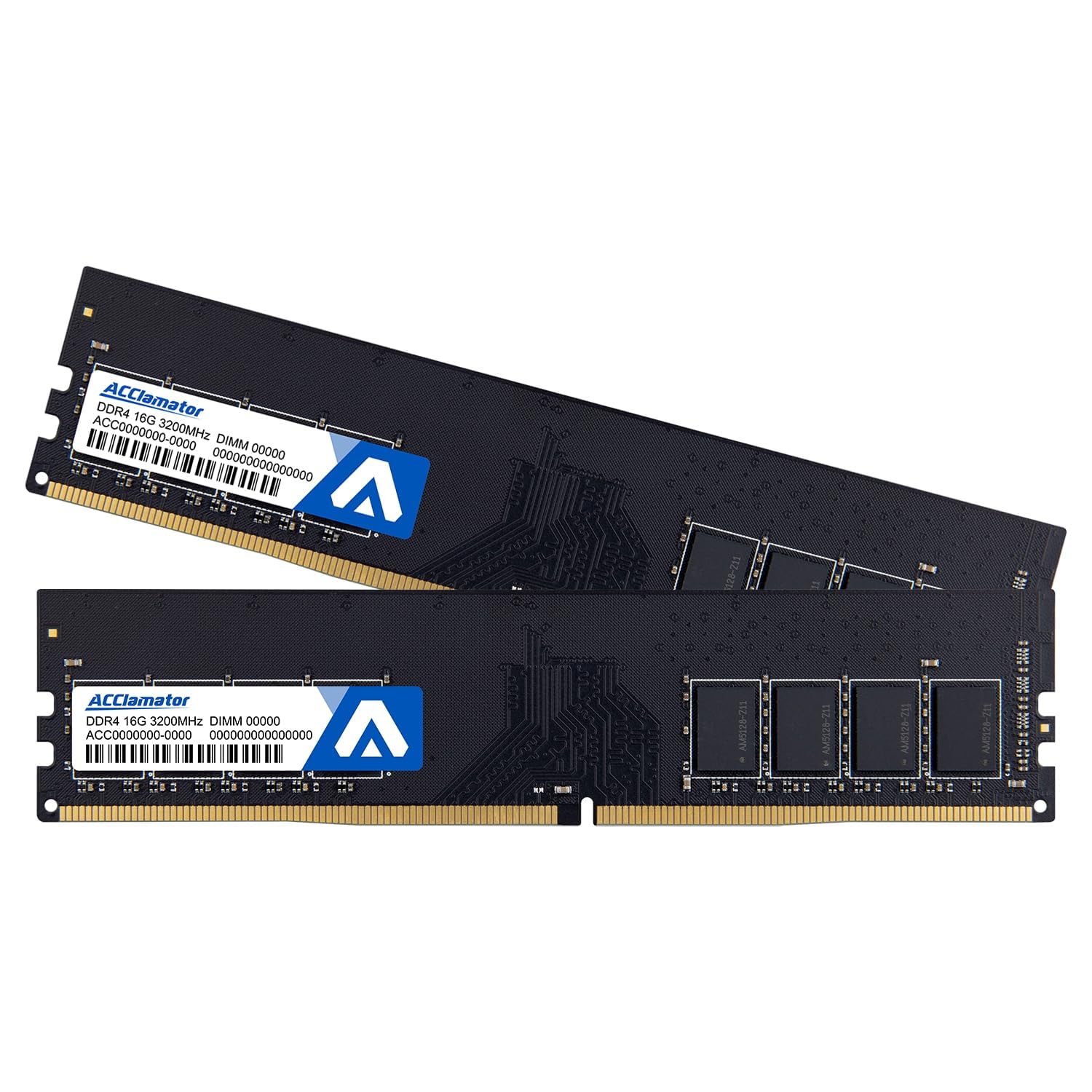 DDR4 32GB(16GB×2) Crucial 32GB DDR4 RAM Kit (2x16GB), 3200MHz (PC4-25600) CL22
