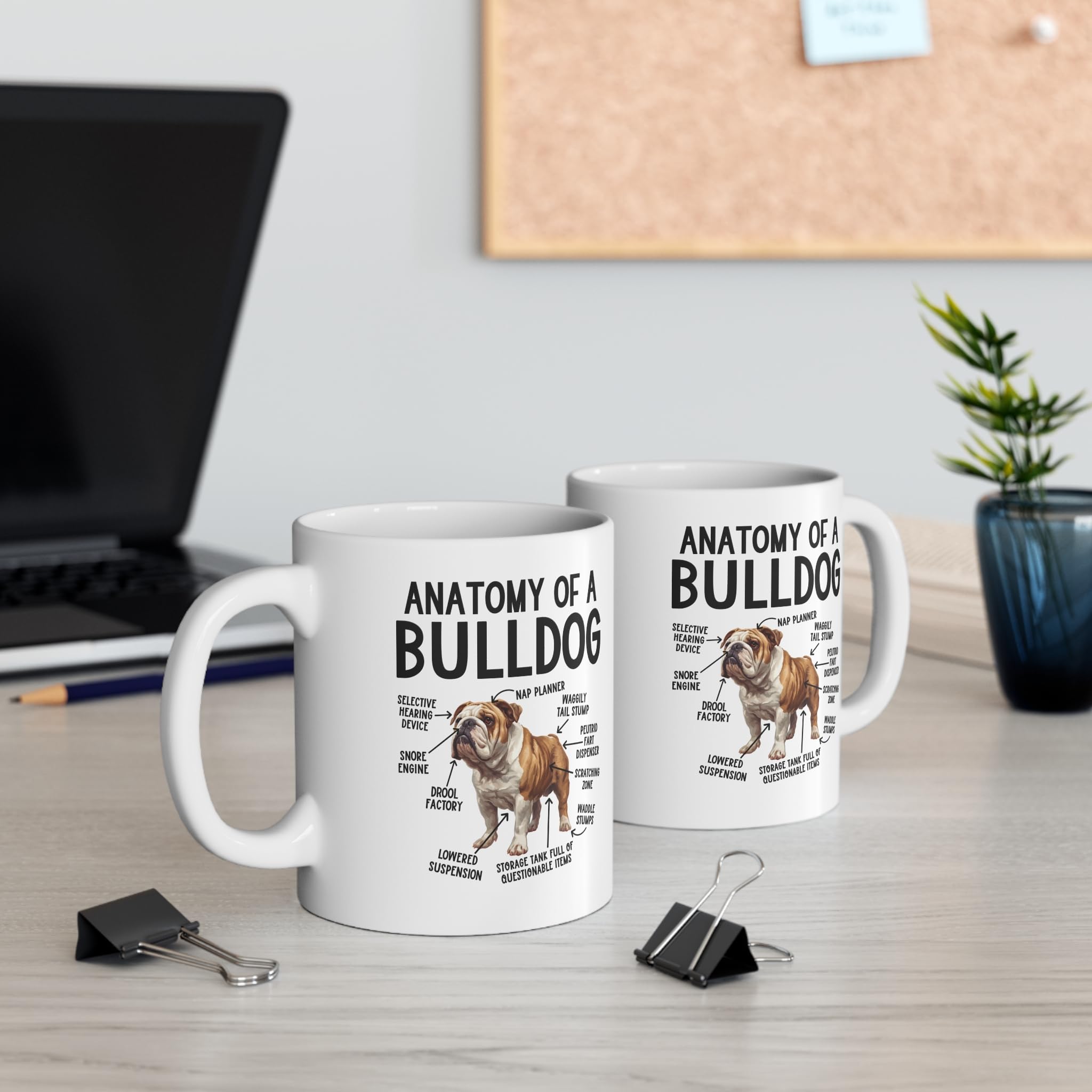 Mug Coloré Bully British Buldog Pet - Pour L'aquarelle, image size:2048x2048