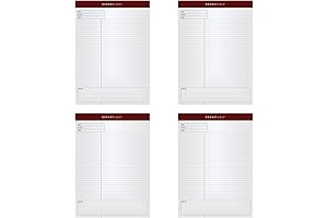 The Planner Pad - 40 Sheets, 4 Pack for Enhanced Productivity