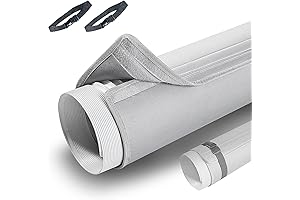 Insulated Portable Air Conditioner Hose Cover: End Draft, Energy Saver