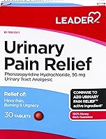 Vista 1 de LEADER Alivio del dolor urinario máxima fuerza, alivio rápido del dolor de las infecciones urinarias, ardor y urgencia, infección del tracto