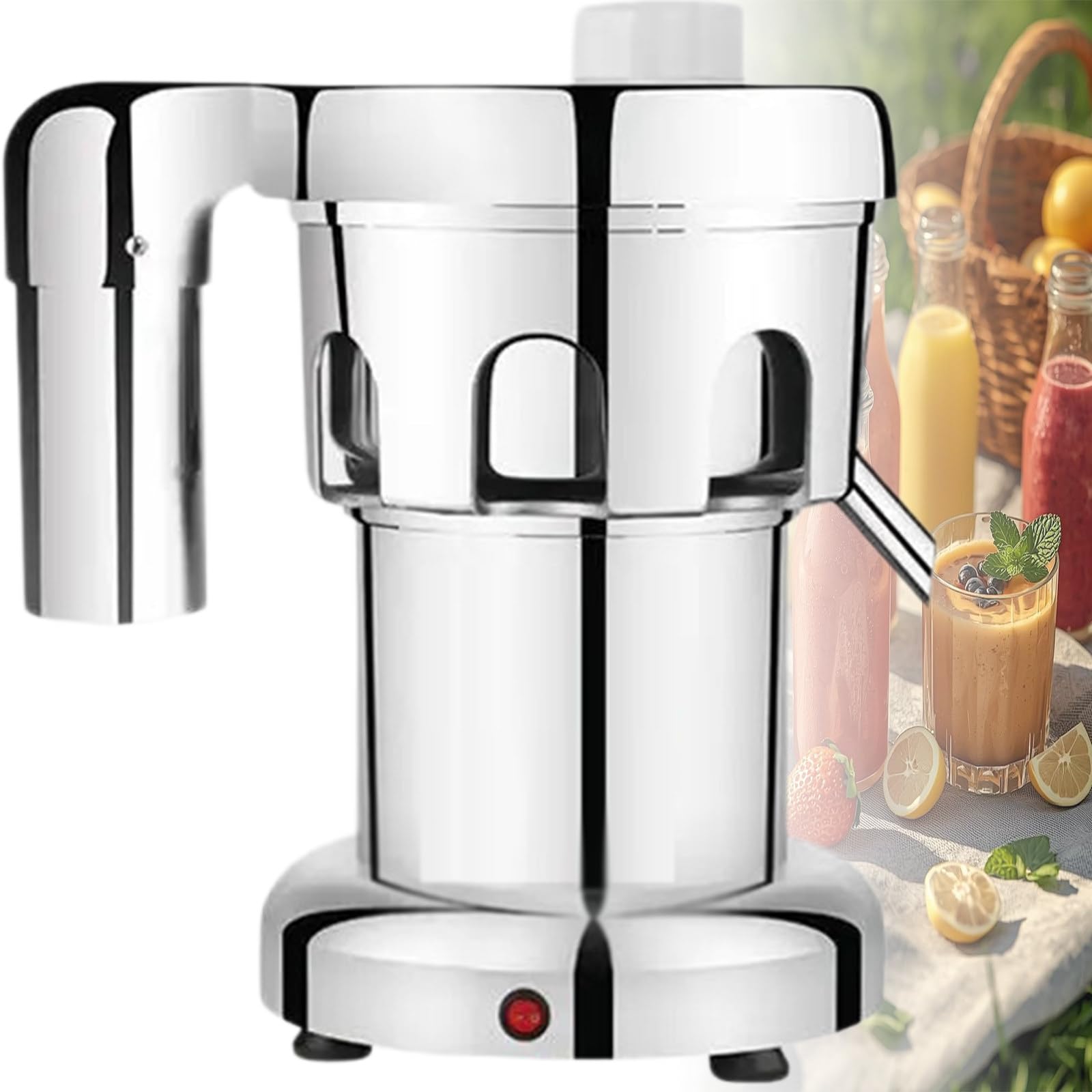 Sjyclaviger Heavy Duty Electric Stainless Steel Centrifugal Juicer, Commercial Juice Extractor 370w/550w, Extractor 2800r/Min 80-120kg/H, for Fruit and Vegetable A-3