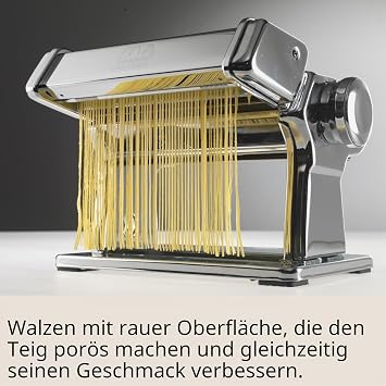 Marcato Atlas Stainless Steel 150 Capellini Attachment Silver