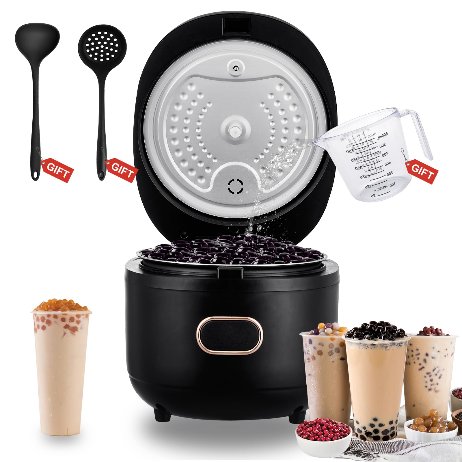 Automatic Commercial Boba Cooker 5L - Smart Boba Maker Automatic Boba ...