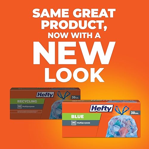 Miniatura 8 de Bolsas para Basura de Reciclaje Hefty Transparente 13 Galones 60 Unidades