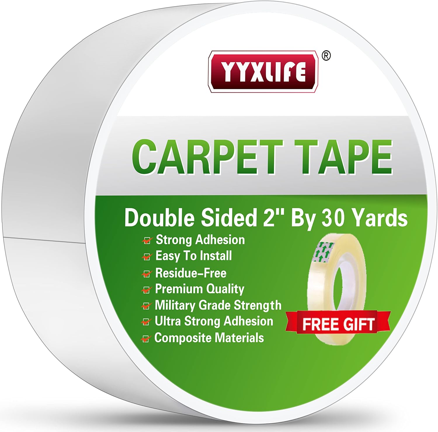 YYXLIFE Double Sided Rug Tape, Heavy Duty for Rugs &…