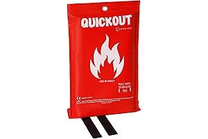 C CRYSTAL LEMON Fire Suppression Blanket, Emergency Fire Escape Blanket