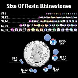 5000pcs 3mm Resin Rhinestones Bulk, Sky Blue AB Flatback Round Jelly Rhinestones Bedazzling Non Hotfix Crystal Gems Large Quantity Wholesale for DIY Crafts Clothes Tumblers Face Makeup Manicure