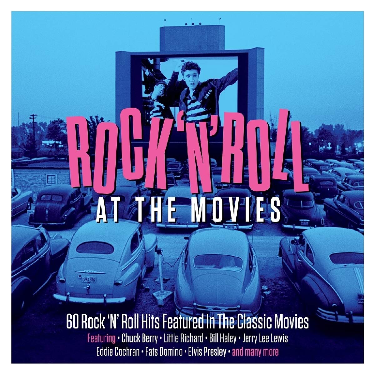 Rock 'N' Roll At The Movies 3-CD NEW Elvis Presley/Bill Haley/Coasters+