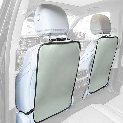 Miniatura 78 de FH Group Neosupreme - Cojines de asiento para automóvil, ajuste universal, cojín para asiento trasero de automóvil con respaldo de silicona Gris