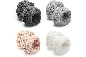 8Pcs Washing Face Wristbands