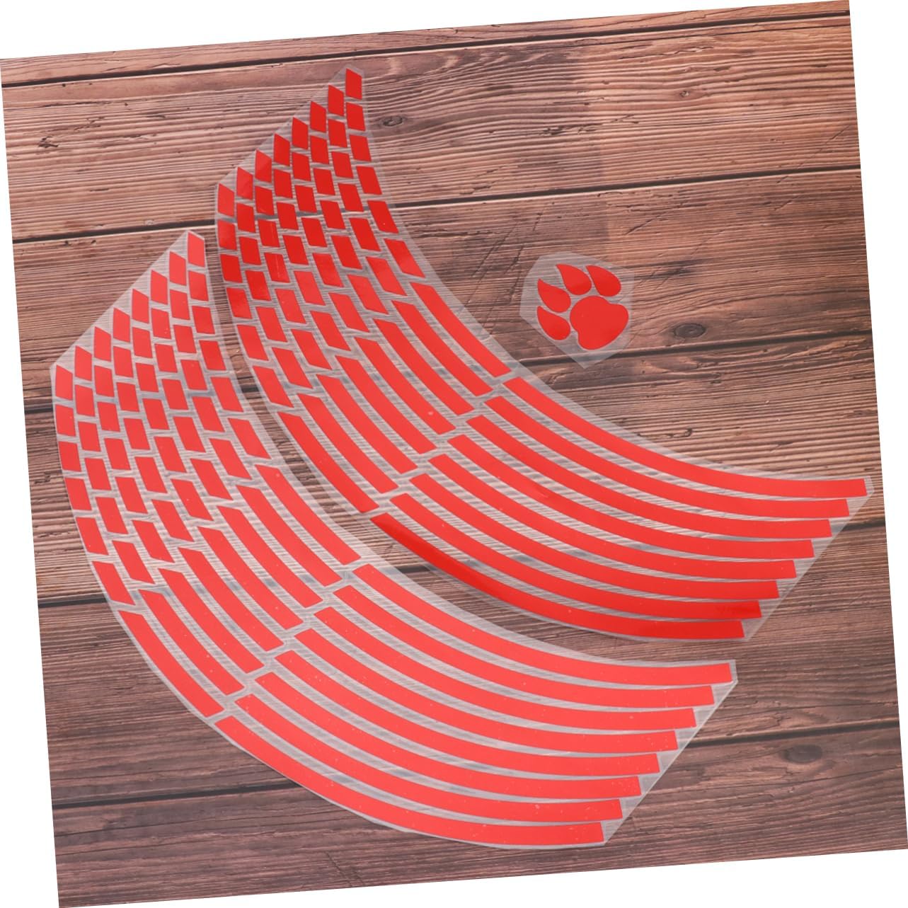2pcs Reflective Motorcycle Wheel Rim Stickers Tire Decals for Bikers High Visibility Hub Stickers for Enhanced Safety