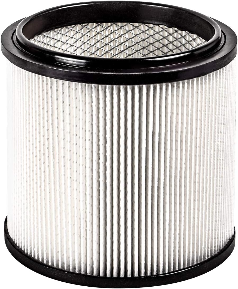 Vacmaster - Beast Professional Series 14 Gal. 6.5 HP Steel Tank Wet/Dry Vac with Cart (VJE1412SW0201) & Hepa Material Fine Dust Cartridge Filter & Retainer, VCFH : Everything Else