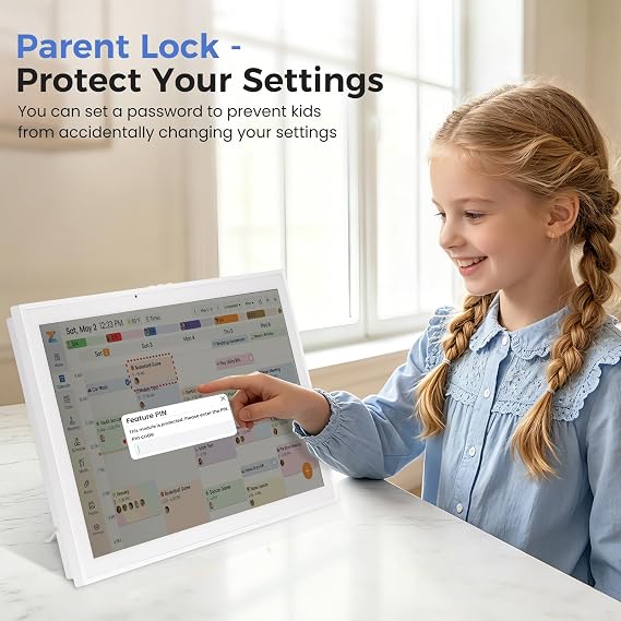 RHM 15.6 Digital Calendar-No Subscription,for Family Schedules/Chore Chart