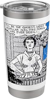 I'll Be the Gayest Most Popular Girl Retro Comic Style Stainless Steel Insulated Tumbler